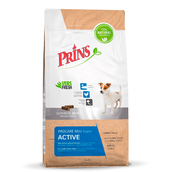 Noord West Herdenkings terugbetaling Prins hondenvoer ProCare Mini Super Active 3 kg | Animal Center