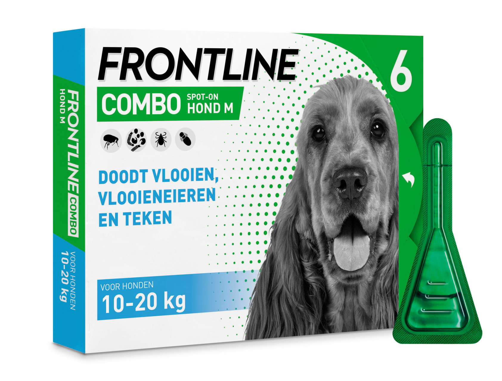 bewaker Bijwerken vergroting Frontline Combo M 6 pipetten | Animal Center