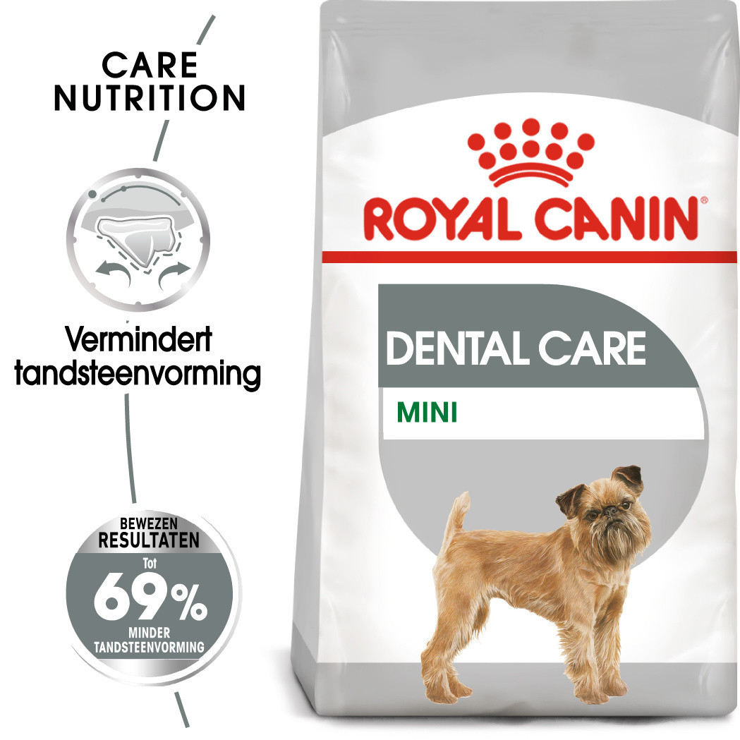 leeg rand staan Royal Canin hondenvoer Dental Care Mini 3 kg | Animal Center