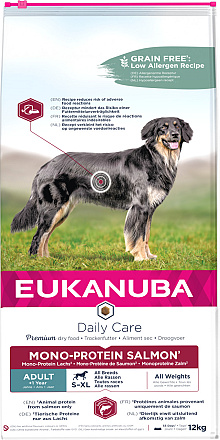 Eukanuba Hondenvoer Daily Care Monoprotein Salmon 12 kg