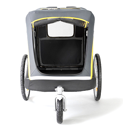 Innopet hondenfietskar/-buggy set Hercules Grey/Yellow