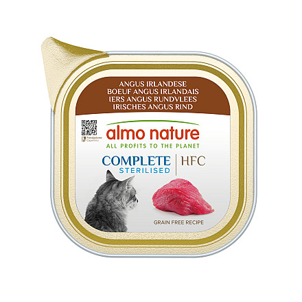 Almo Nature HFC Sterilised Iers Angus Rundvlees 17 x 85 gr