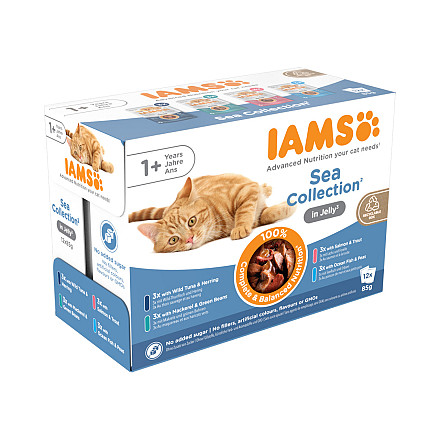 IAMS Delights Sea Collection in Jelly <br>12 x 85 gr