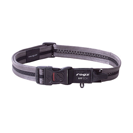 Rogz Halsband AirTech Grijs