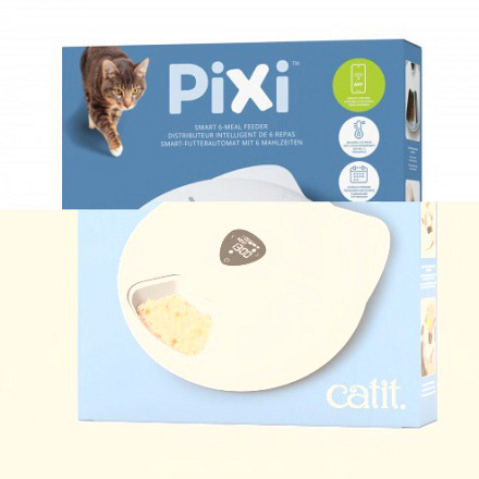 Catit PIXI Smart 6-Meal Feeder Wit