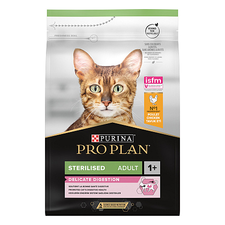 Pro Plan kattenvoer Sterilised Adult 1+ Kip <br>3 kg