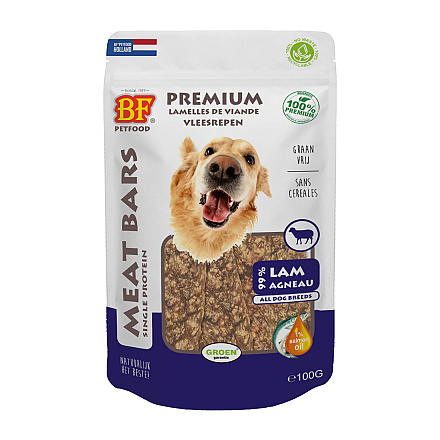 BF Petfood Meat Bars Lam 100 gr