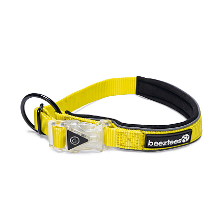 Beeztees Halsband Parinca Premium LED Geel