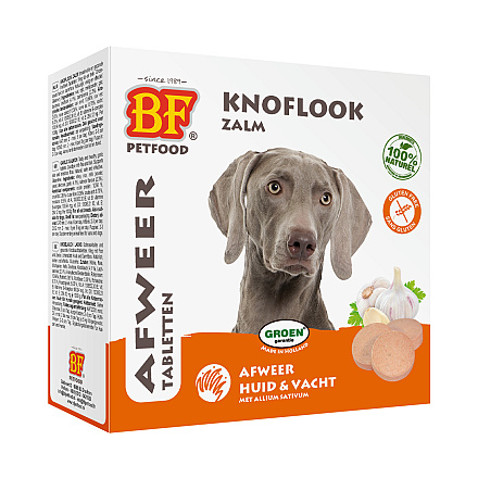 BF Petfood Knoflook Tabletten Zalm 55 st