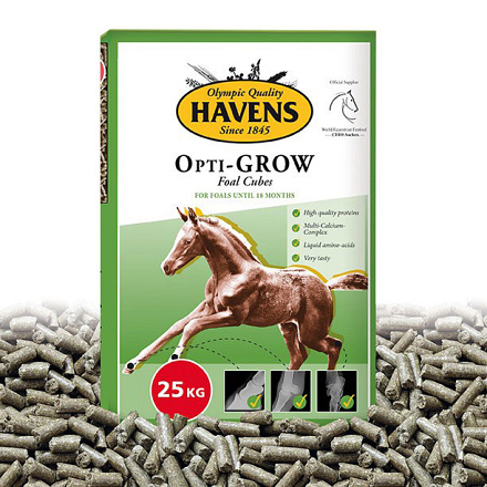 Havens Opti-GROW veulenkorrel 25 kg