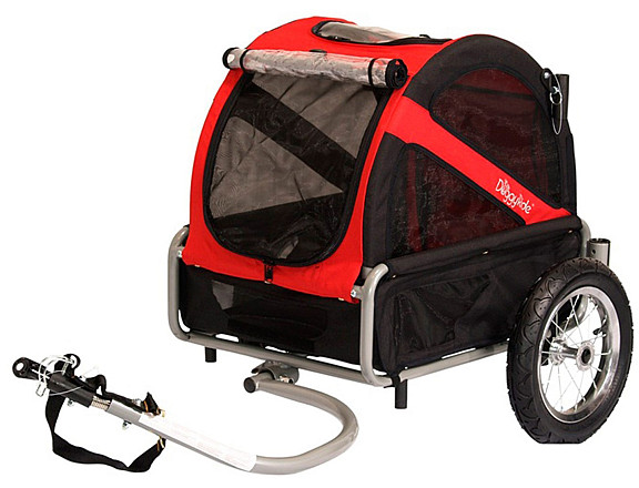 DoggyRide hondenfietskar Mini rood/zwart